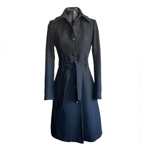 Black wool coat from Smart set
